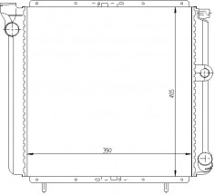 Radiator racire apa Aro 240-244 2.5 TD (01.92-12.06) ITN cod 01-2112PE foto