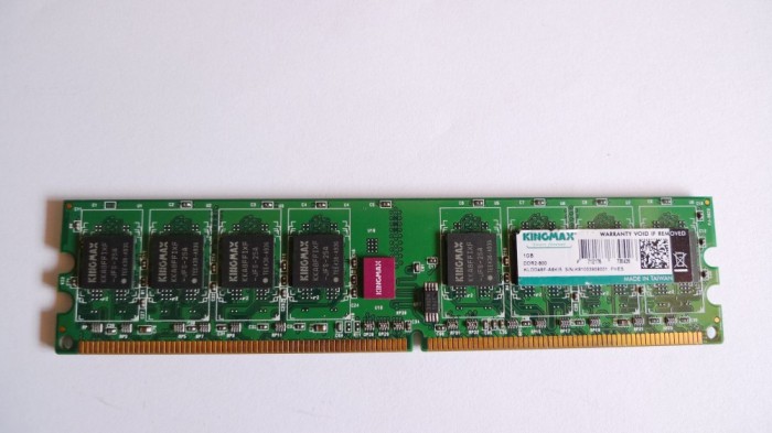 Memorie Ram KINGMAX 1GB DDR2-800, DDR 2, 1 GB, Single channel | Okazii.ro