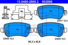 Set placute frana spate KIA Venga fabricat incepand cu 02.2010 ATE cod 13.0460-2868.2 foto