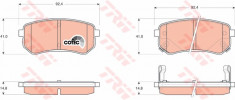 Set placute frana Hyundai i10 TRW cod GDB3370 foto