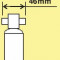 Amortizor gaz spate Mercedes Vito fabricat incepand cu 09.2003 Kyb / Kayaba cod 344- 553338