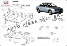 Scut metalic motor Audi A4 B5 cu motor in 4 cilindrii fabricat intre 1995 - 2001 cod APS- 30,003 foto