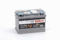 Acumulator baterie auto BOSCH S5 70 Ah 760A tip AGM (pentru sistem START/STOP) cod 0 092 S5A 080 foto
