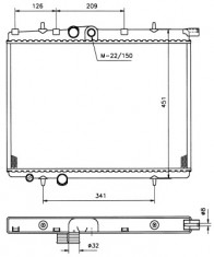 Radiator racire apa Peugeot 307 (08.00 -&amp;gt;) ITN cod 01-2300PE/B foto