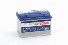 Acumulator baterie auto BOSCH S4 70 Ah 650A tip EFB (pentru sistem START/STOP) cod 0 092 S4E 080 foto