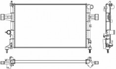 Radiator racire apa Opel Astra G (02.98-12.09) ITN cod 01-2296OL foto