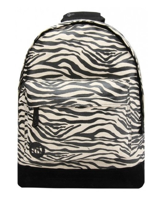 Rucsac Mi-Pac Canvas Zebra Negru (100% Original) - Cod 787851435344