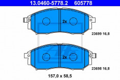 Set placute frana fata Nissan Murano fabricat incepand cu 08.2003 ATE cod 13.0460 -5778.2 foto