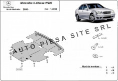 Scut metalic motor Mercedes C-Class W203 2.0 fabricat dupa 2000 cod APS-14,090 foto