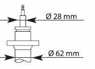 Amortizor ulei fata Citroen Jumper (230 / 244) fabricat incepand cu 02.1994 Kyb / Kayaba cod 396- 635807 foto