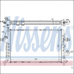 Radiator racire apa Opel Astra G F48 F08 1.7 DTI 16V NISSENS cod 63021A foto