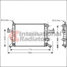 Radiator racire apa Opel Corsa C F08 F68 1.2 VAN WEZEL cod 37002303 foto