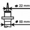 Amortizor gaz fata VW Caddy 3 III fabricat incepand cu 03.2004 Kyb / Kayaba cod 47- 334834