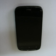 Display LCD (+Touch fisurat) HTC DesireX Negru Original Swap