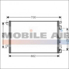 Radiator aer conditionat climatizare Opel Vectra C VAN WEZEL cod 37005333 foto