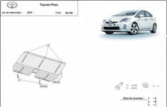 Scut metalic motor Toyota Prius fabricata dupa 2009 cod APS-26,160 foto