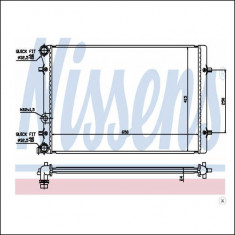 Radiator racire apa VW Golf 4 IV 1J1 1.4 16v NISSENS cod 652011 foto