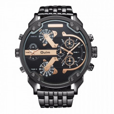 Ceas sport Oulm HT3548 dual time zone, negru foto