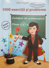 1000 EXERCITII SI PROBLEME CULEGERE DE MATEMATICA CLASA A II-A - Adina Grigore foto