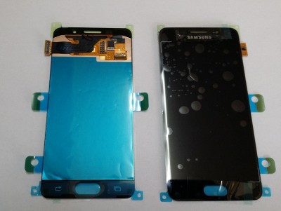 Display LCD + Touchscreen Sam Galaxy A3 2016 (A310) Negru Orig foto