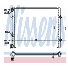 Radiator racire apa Seat Toledo 2 II 1M2 1.9 TDI NISSENS cod 652011 foto