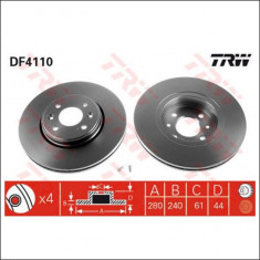 Disc frana Renault Scenic I TRW cod DF4110 foto