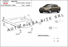 Scut metalic cutie viteze manuala Audi A4 B6 cu motor in 4 cilindrii fabricat intre 2001 - 2005 cod APS -00,004 foto