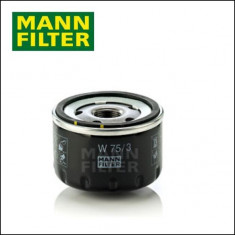 Filtru ulei Renault Clio 2 II BB012 CB012 1.4 MANN cod W75/3 foto