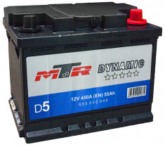 Acumulator baterie auto MTR Dynamic L2 55 Ah 450A cod 555002045 foto