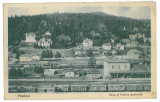 2710 - PREDEAL, Predeal, Railway Station - old postcard - used - 1928, Circulata, Printata