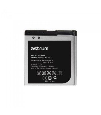 Acumulator ANOBL6Q, Nokia BL-6Q, 750mAh, Nokia 6700CL, Astrum foto
