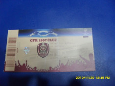 Bilet CFR Cluj - Bordeaux foto