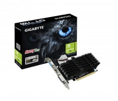 Placa video Gigabyte NVIDIA N710SL-1GL, GT710, PCI-E, 1024MB DDR3, 64bit, 954MHz, 1800MHz, VGA, DVI, foto