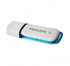 USB Flash Drive Philips 16 GB Snow Edition, FM16FD75B/10, USB 3.0, albastru foto