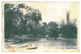 2711 - BUZAU, Lacul din Crang - old postcard, real PHOTO, CENSOR - used - 1945, Circulata, Fotografie