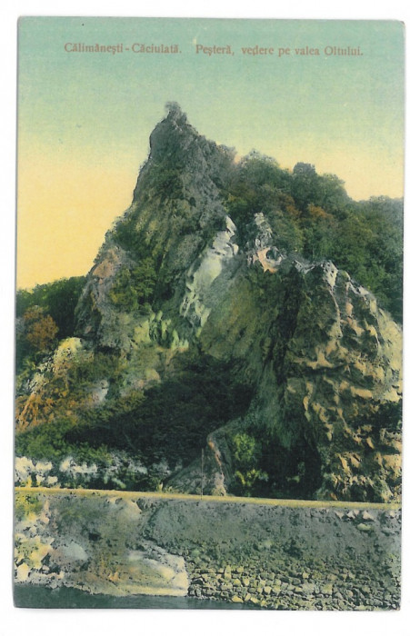3740 - CALIMANESTI, Valcea, Pestera - old postcard - used - 1910
