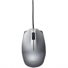 Mouse Asus UT280, Optic, cu fir, USB, 1000 DPI, 3 Butoane, scroll, argintiu, dimensiuni foto