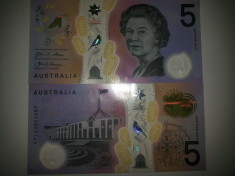 Australia 5 Dollars 2016 UNC foto