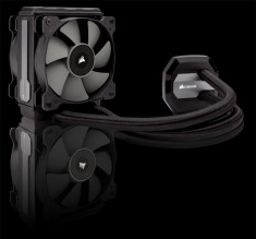 Cooler CPU Corsair H80i v2, racire cu lichid, ventilator 2x120mm, baza cupru, Socket Support: foto