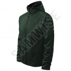 Jacheta Softshell de Barbati Cool, Rezistenta la vant si ploaie (Culoare: Verde inchis, Marime: XL, Pentru: Barbati) foto