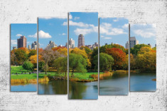 Tablou decorativ pe Forex - Plimbare de toamna la New York foto