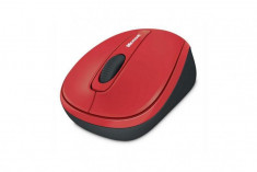 Mouse Microsoft Wireless, BlueTrack Mobile 3500 rosu foto