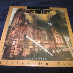 Boys Don't Cry - Cities On Fire _ vinyl,12" _ Profile (SUA)