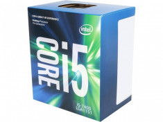 Procesor Intel Core i5-7400 3.0GHz Quad-Core, BX80677I57400, LGA1151, 64-bit, 4 nuclee, 3.0GHz/3.5GHz, 4*256KB, 1*6MB, foto