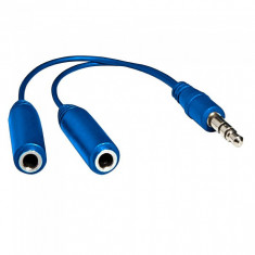 Cablu Auxiliar Aux Spliter Audio Astrum AS003 1x3,5mm jack - 2x3,5 mm M