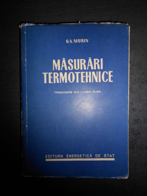 G.A. MURIN - MASURARI TERMOTEHNICE foto