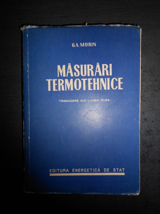 G.A. MURIN - MASURARI TERMOTEHNICE