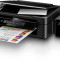 Multifunctional inkjet color CISS Epson L486, dimensiune A4 (Printare, Copiere, Scanare), printare borderless, viteza