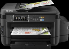 Multifunctional inkjet color CISS Epson L1455, dimensiune A3 (Printare, Copiere, Scanare, Fax), duplex, viteza foto