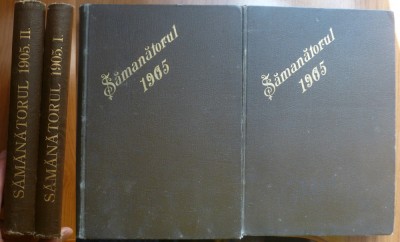 Revista Samanatorul , 1905 , an complet in 2 volume , 980 pagini foto
